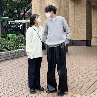 Round half-zip knit