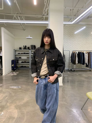 NEVERSEEZ Raw Denim Jacket