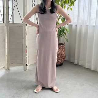 Flat long dress