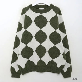 Circle Argyle Knit