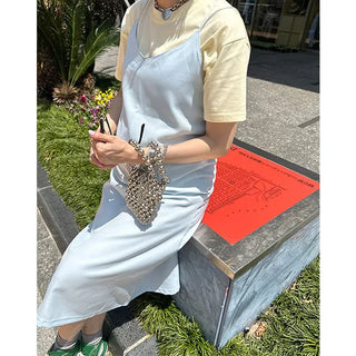 Back-cross camisole dress