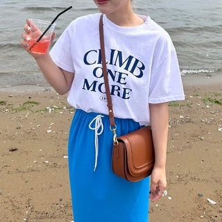 Lettering Crop T-Shirt