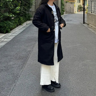 Plain duffel coat