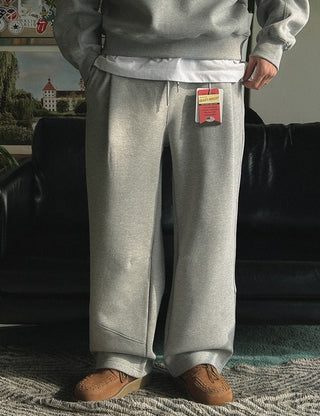 USA Heavy Fleece-Lined Wide Training Pants (4 colors, M~XL)
