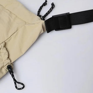 Pocket String Shoulder Bag