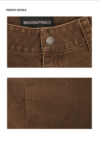 [MASONPRINCE] Wide Cropped Pants