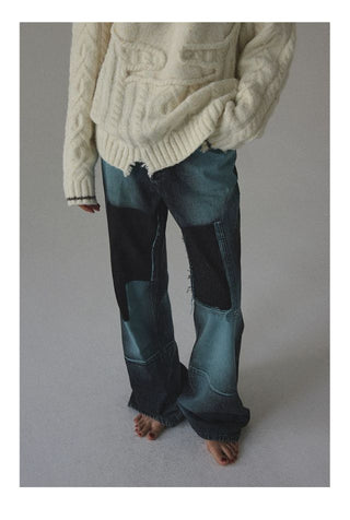 CONP Low-Rise Bootcut Jeans (Blue)