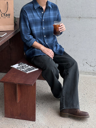 Jude Tartan Check Natural Fit Shirt