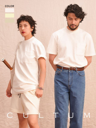 [CULTUM] Crewneck Pocket Tee