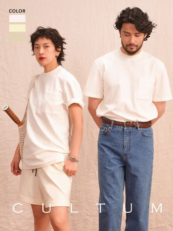 [CULTUM] Crewneck Pocket Tee