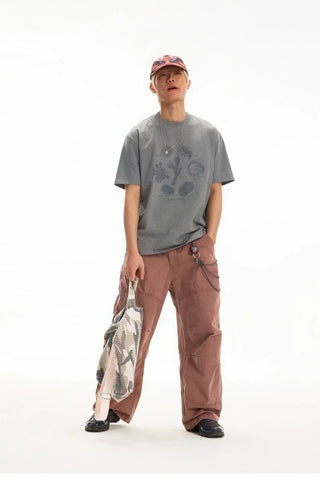 [Monterest] Outdoor Graphic Print Relaxed Fit Tee