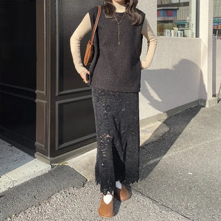 Boa Side Slit Vest