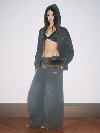 [Moromoro2] Star Studded Distressed Hoodie &  Pants