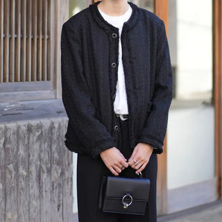 Black tweed jacket