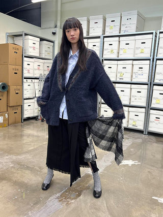 [NeverSeez] Tassel Pleated Skirt