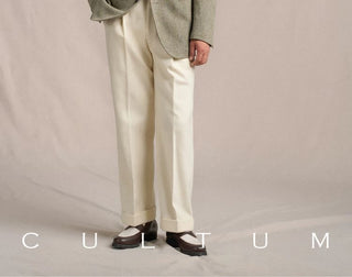 [CULTUM] Heavyweight Wool Herringbone Blazer