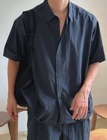 [PREMIUM] Nylon String Short Sleeve Shirt (3 colors)