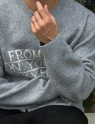 From Lettering Knit (soft fabric)