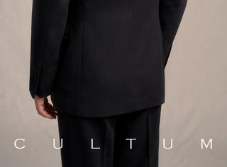 [CULTUM] 1930s Wool Twill Peak Lapel Suit