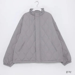 Quilted loose jacket