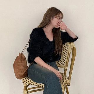 Sailor Cropped Cardigan