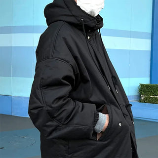 Hooded long jumper