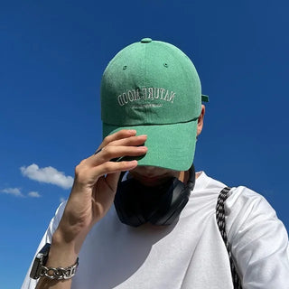 Colored cotton cap