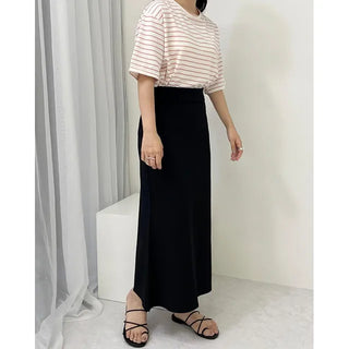 basic striped short sleeved tee
