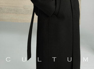 [CULTUM] Wool Alpaca Blend Double-Faced Long Coat