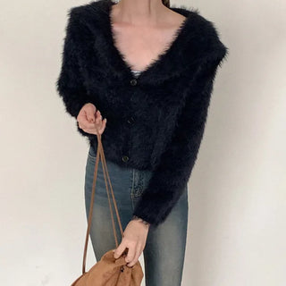 Sailor Cropped Cardigan