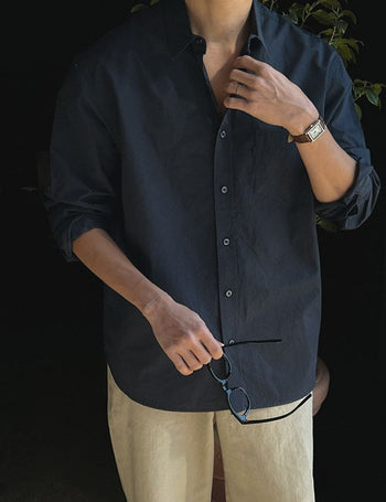 All-day Spring Cotton Shirt (cotton fabric)