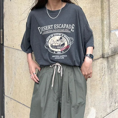 (Unisex) Western Print T-Shirt