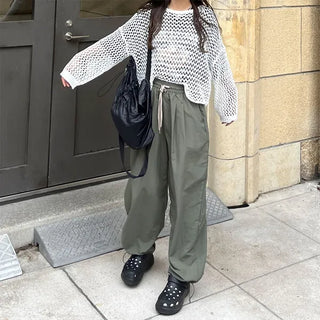 Perforated Cropped Knit