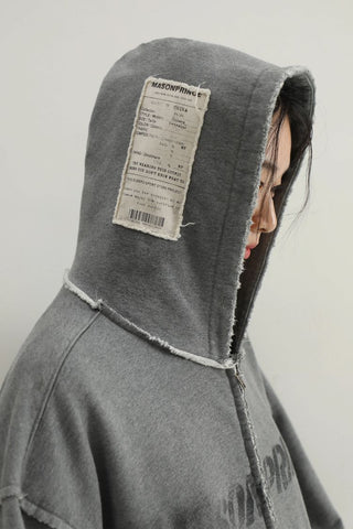 [MASONPRINCE] 460G Heavyweight Remake Zip-Up Hoodie