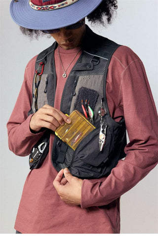[Monterest] Outdoor Mesh Utility Fishing Vest