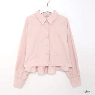 Back pleated blouse