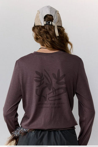 [Monterest] Merino Wool Blend Relaxed Long Sleeve Tee