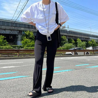 Bootcut slim pants