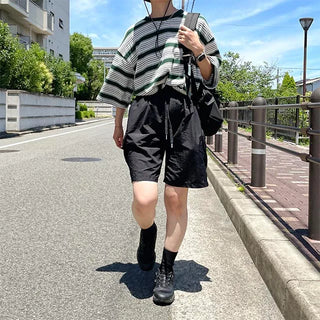 nylon cargo half pants