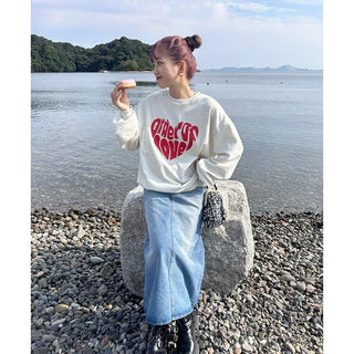 Heart logo sweatshirt