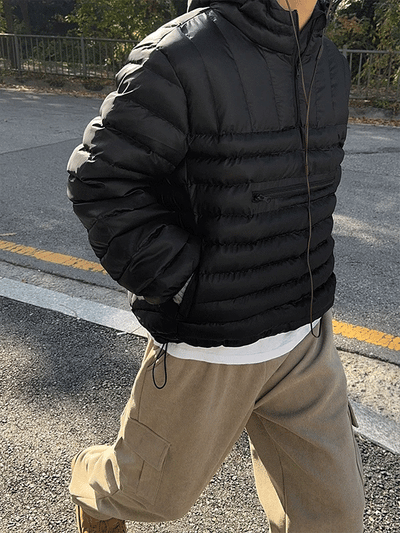 Tocol Embossed Padded Anorak
