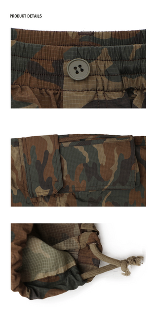 [MASONPRINCE] Camo Lightweight Utility Parachute Pants