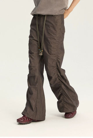 [Monterest] Washed Pleated Wide Leg Pants