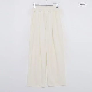 Pintuck Wide Banding Pants