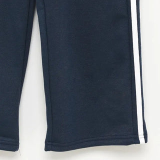 Fleece-lined wide-leg pants