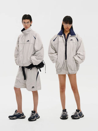 [MASONPRINCE] Structured Track Jacket & Pants Set