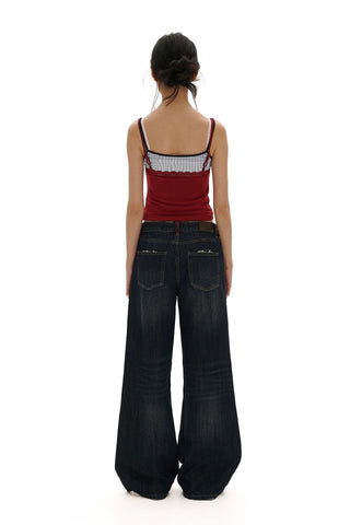 [moromoro2] Lace Trim Camisoles