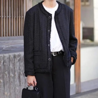Black tweed jacket