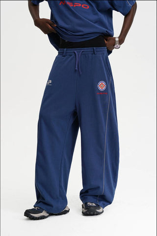 [MASONPRINCE] Urban Player Curved Sweatpants