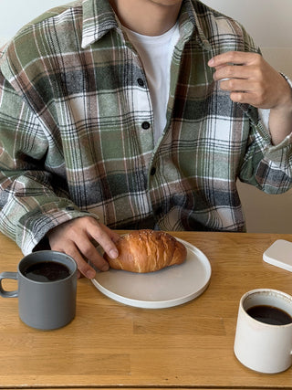 Encore Wool Tartan Check Shirt